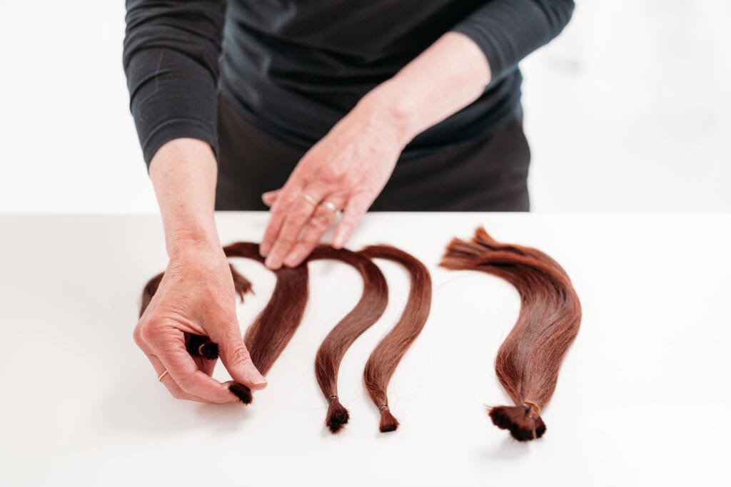 Haarkranz aus Eigenhaar